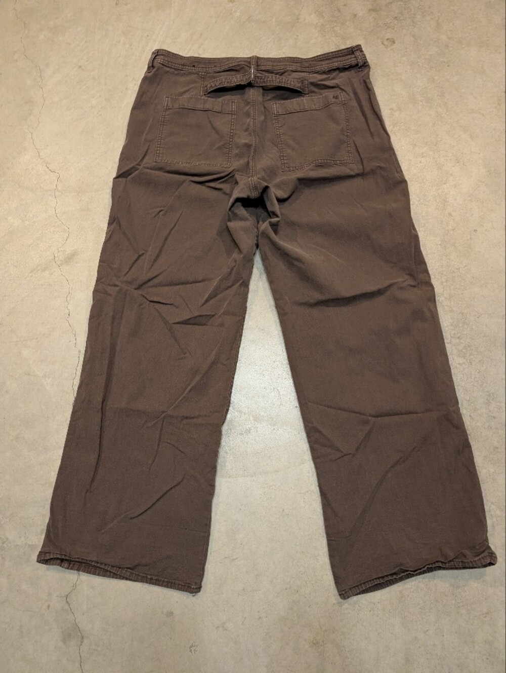 American Eagle Stove Pipe Pants Women's 20 Brown - Picture 5 of 8